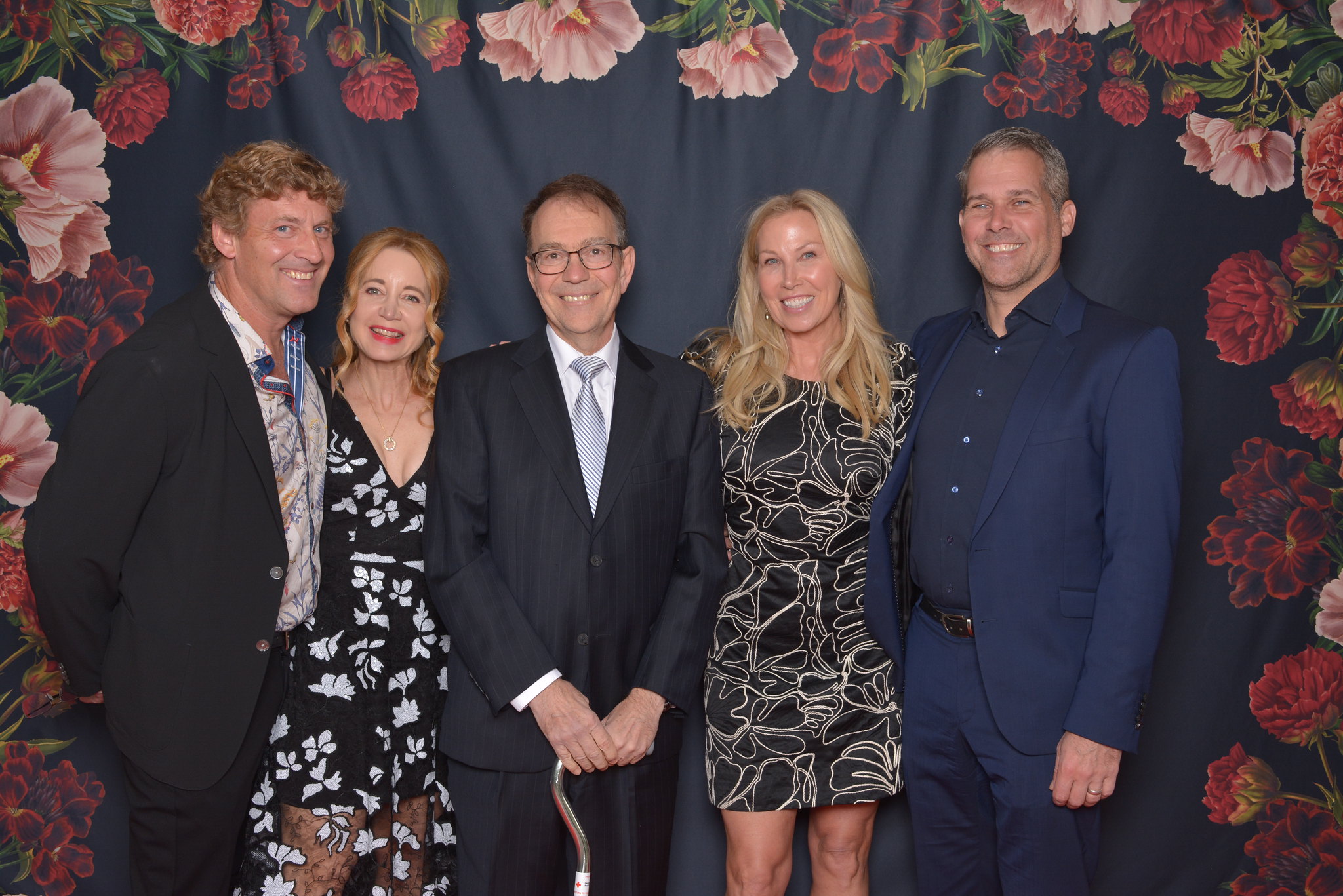 Guests at the Miracle on the Mountain Gala Photo Booth, hosted at Bear Mountain Resort